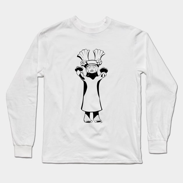 Xochiquetzal Long Sleeve T-Shirt by scarlettbaily